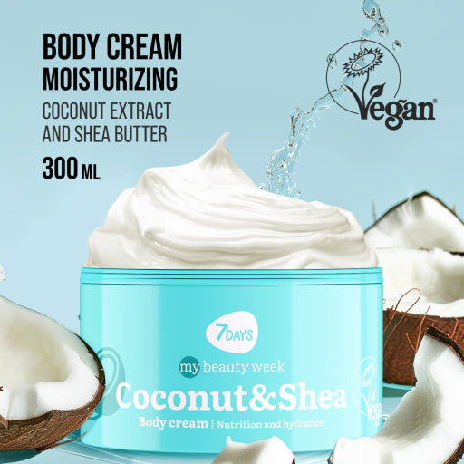 Crema de Corp 7DAYS Nutritie si Hidratare Cocos si Shea 250ml