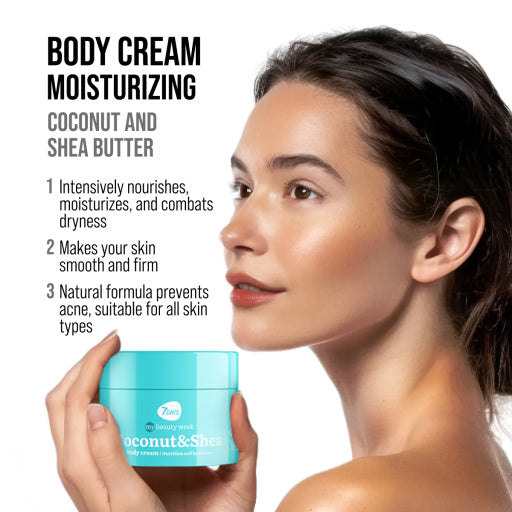 Crema de Corp 7DAYS Nutritie si Hidratare Cocos si Shea 250ml