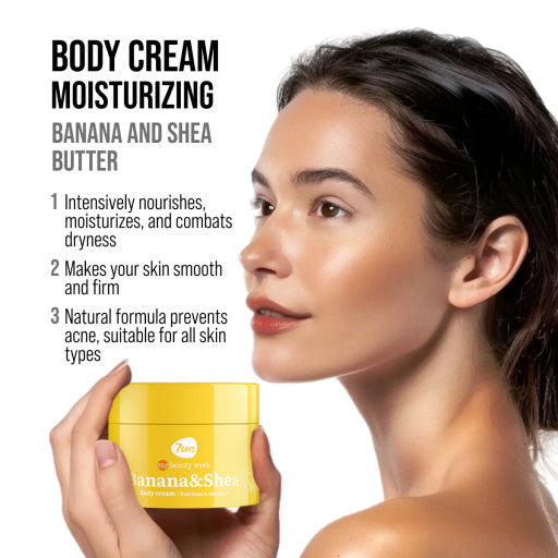 Crema de Corp 7DAYS Nutritie si Fermitate Banane si Shea 250ml
