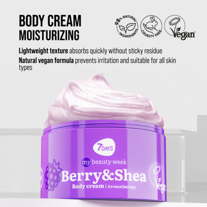 Crema de Corp 7DAYS Aromaterapie Fructe de Padure si Shea 250ml