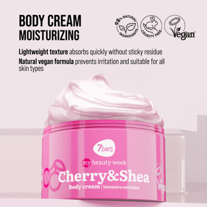 Crema de Corp 7DAYS Aromaterapie Nutritie Intensa Cirese si Shea 250ml
