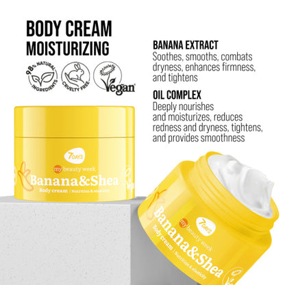 Crema de Corp 7DAYS Nutritie si Fermitate Banane si Shea 250ml