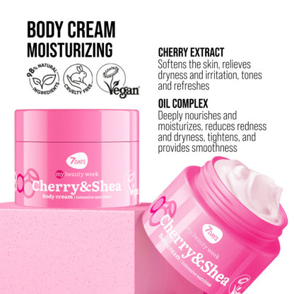 Crema de Corp 7DAYS Aromaterapie Nutritie Intensa Cirese si Shea 250ml