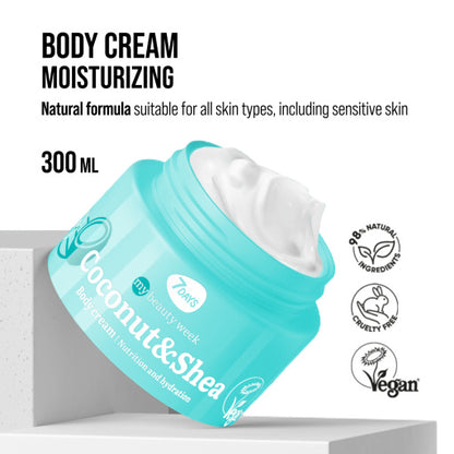 Crema de Corp 7DAYS Nutritie si Hidratare Cocos si Shea 250ml