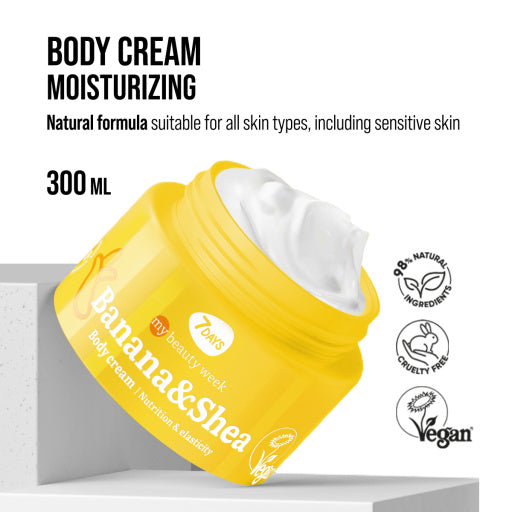 Crema de Corp 7DAYS Nutritie si Fermitate Banane si Shea 250ml