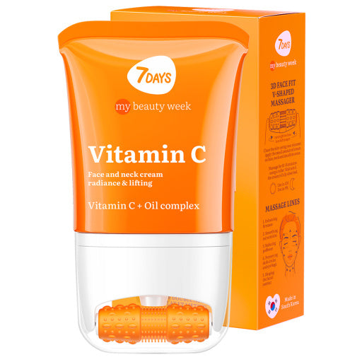 Crema Faciala si Gat 7DAYS My Beauty Week Radiance Vitamin C Massager 80ml