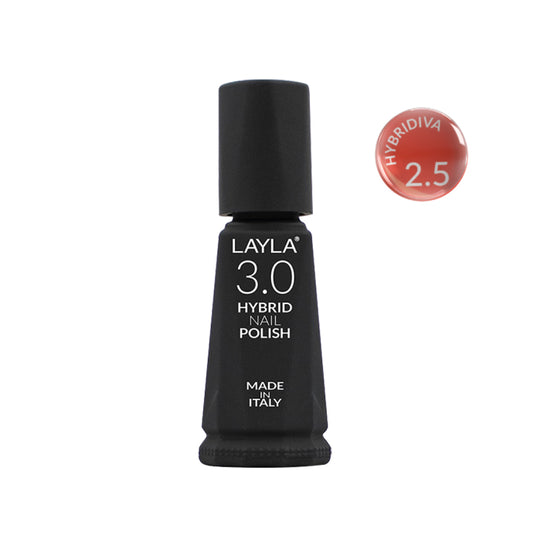 Layla Cosmetics 3.0 Hybrid Nail Polish N.25 Hybridiva - Lac de Unghii Clasic