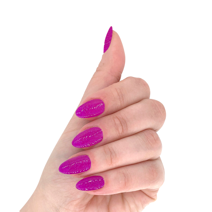 Layla Cosmetics Laylagel Polish N.233 Purple Fluo Glitter - Gel UV