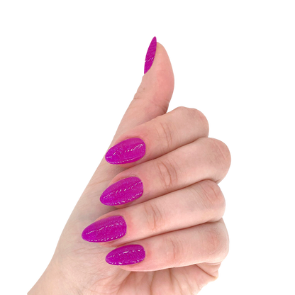 Layla Cosmetics Laylagel Polish N.233 Purple Fluo Glitter - Gel UV