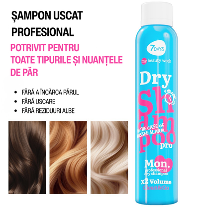 Sampon Uscat 7DAYS My Beauty Week Total Cleansing X2 Volume 200ml