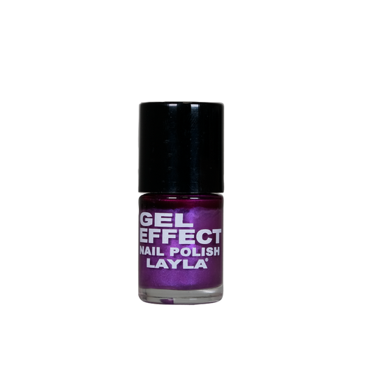 Layla Cosmetics Gel Effect Nail Polish N.25 Blue Purple - Lac de Unghii Clasic