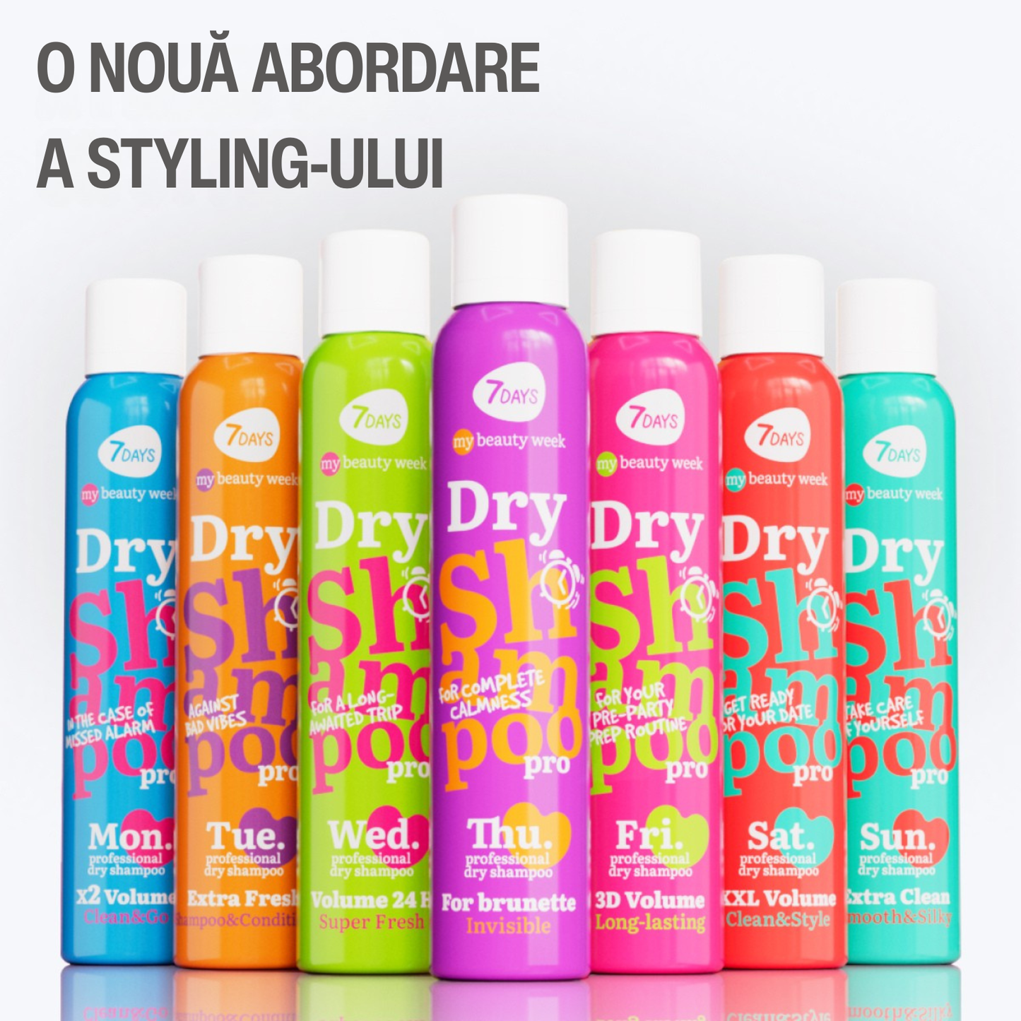 Sampon Uscat 7DAYS My Beauty Week 24 Hour Volume Super Fresh 200ml