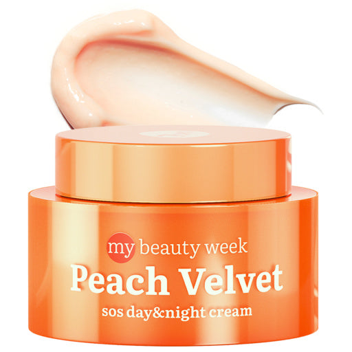 Crema de Fata 7DAYS My Beauty Week Peach Velvet SOS Zi si Noapte 50ml