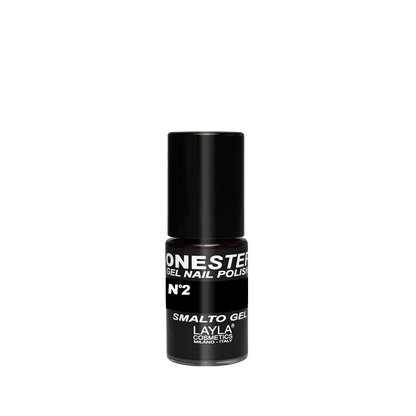 Layla Cosmetics One Step Gel Nail Polish N.2 Black - Oja Semipermanenta