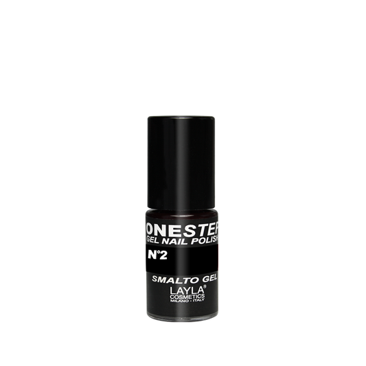 Layla Cosmetics One Step Gel Nail Polish N.2 Black - Oja Semipermanenta