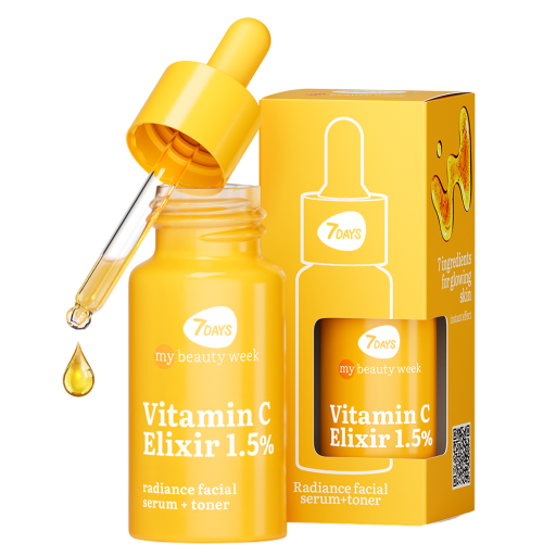 Ser Facial & Toner 7DAYS My Beauty Week Vitamin Elixir 1.5% Iluminator 20ml