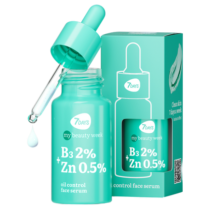 Ser Facial 7DAYS My Beauty Week B3 2% + ZN 0.5% Matifiant 20ml