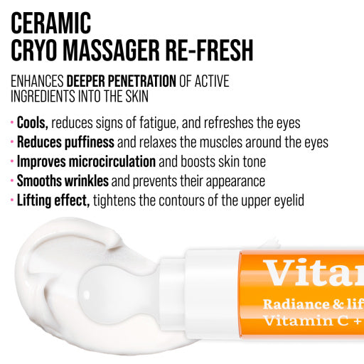 Crema pentru Ochi 7DAYS My Beauty Week Radiance Vitamin C Massager 18ml
