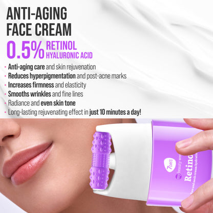 Crema Faciala si Gat 7DAYS My Beauty Week Anti-Age Retinol Massager 80ml