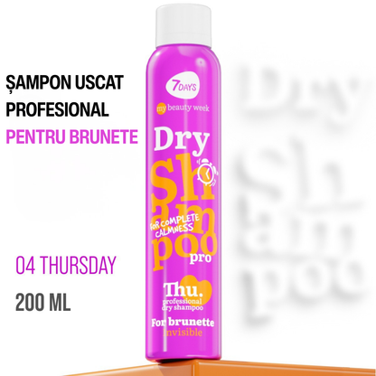 Sampon Uscat 7DAYS My Beauty Week Brunette Invisible 200ml