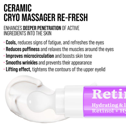 Crema pentru Ochi 7DAYS My Beauty Week Anti-Age Retinol Massager 18ml