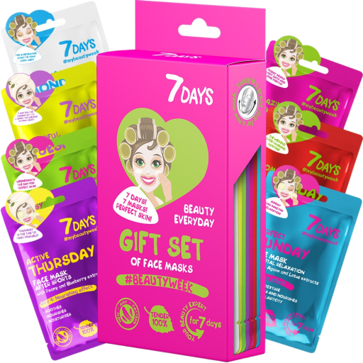 Set Cadou 7DAYS Beauty Week 7 Masti Faciale Sheet