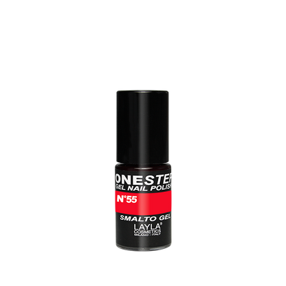 Layla Cosmetics One Step Gel Nail Polish N.55 Red Grooving - Oja Semipermanenta
