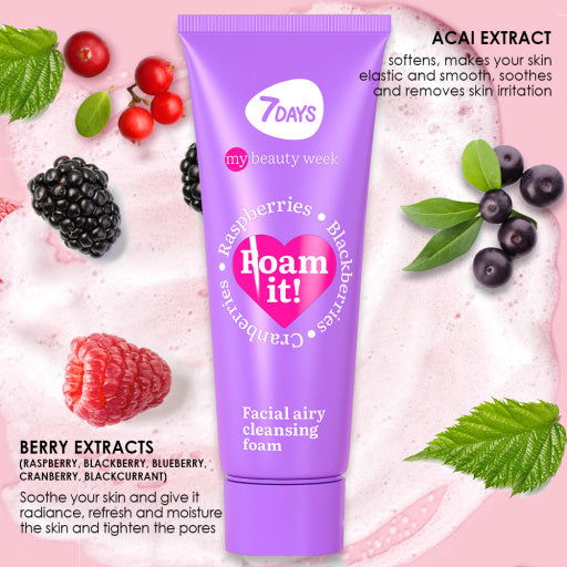 Spuma de Curatare Faciala 7DAYS My Beauty Week Foam It! Airy 80ml