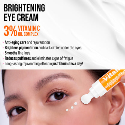 Crema pentru Ochi 7DAYS My Beauty Week Radiance Vitamin C Massager 18ml