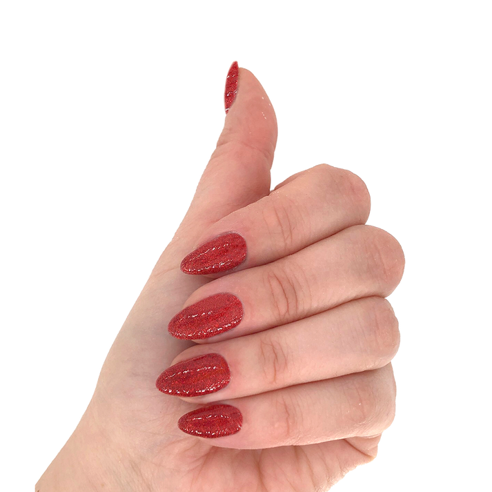 Layla Cosmetics Layba Gel Polish N.669 Red Glitter - Oja Semipermanenta