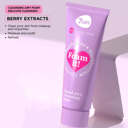 Spuma de Curatare Faciala 7DAYS My Beauty Week Foam It! Airy 80ml