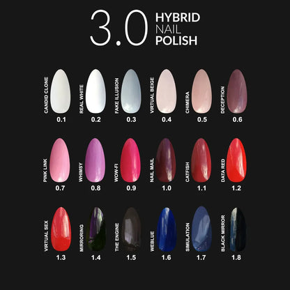 Layla Cosmetics 3.0 Hybrid Nail Polish N.6 Deception - Lac de Unghii Clasic