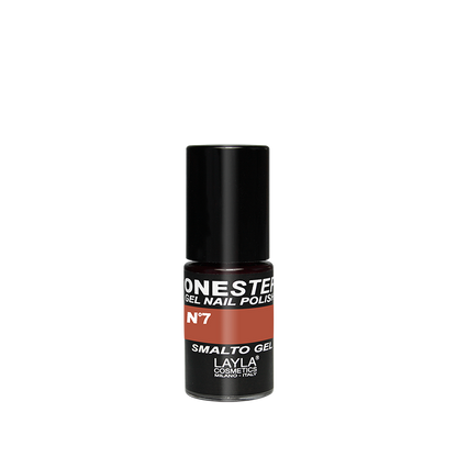 Layla Cosmetics One Step Gel Nail Polish N.7 Red Stone - Oja Semipermanenta