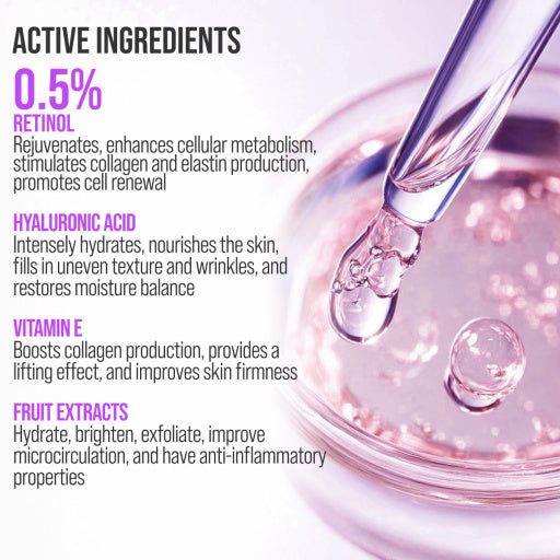 Crema Faciala si Gat 7DAYS My Beauty Week Anti-Age Retinol Massager 80ml