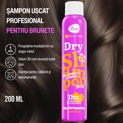 Sampon Uscat 7DAYS My Beauty Week Brunette Invisible 200ml