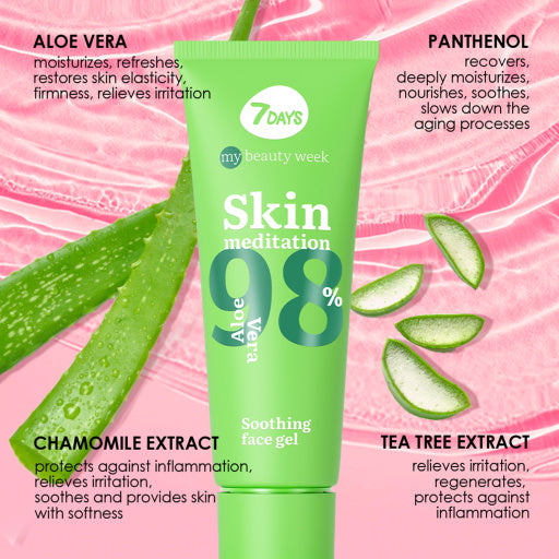 Gel Facial 7DAYS My Beauty Week Skin Meditation Calmant 80ml