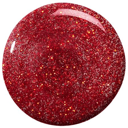 Layla Cosmetics Laylagel Polish N.55 Red Glitter - Gel UV, 10 ml