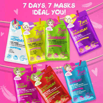 Set Cadou 7DAYS Beauty Week 7 Masti Faciale Sheet
