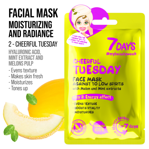 Set Cadou 7DAYS Beauty Week 7 Masti Faciale Sheet