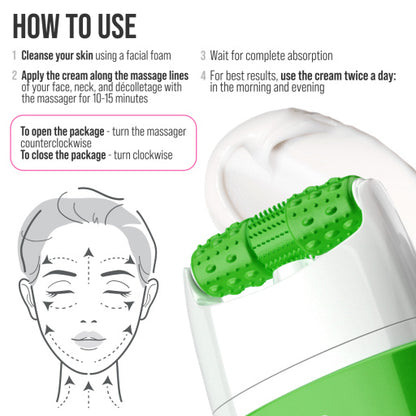 Crema Faciala si Gat 7DAYS My Beauty Week Lifting Peptide Massager 80ml
