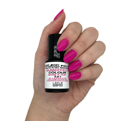 Layla Cosmetics Gumeffect Colour N.9 Amnesia - Oja Semipermanenta Rubber