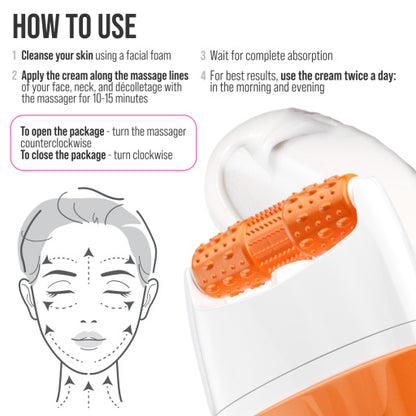 Crema Faciala si Gat 7DAYS My Beauty Week Radiance Vitamin C Massager 80ml