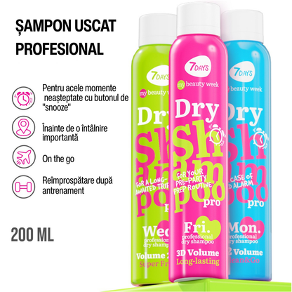 Sampon Uscat 7Days Long-Lasting Formula 3D Volume 200ml