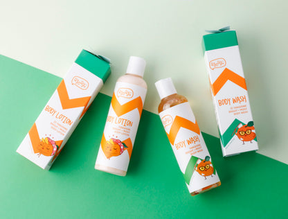 QyoQyo Tangerine Bright and Moist Body Lotion 250ml - Lotiune de Corp