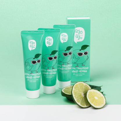 QyoQyo Green Tangerine Hand Cream 50ml - Crema de Maini