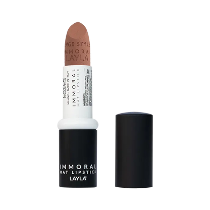 Layla Cosmetics Immoral Mat Lipstick No 1 Best Nude - Ruj Intens Mat