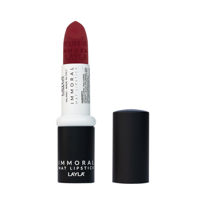 Layla Cosmetics Immoral Mat Lipstick No 10 Soo…Phia - Ruj Intens Mat