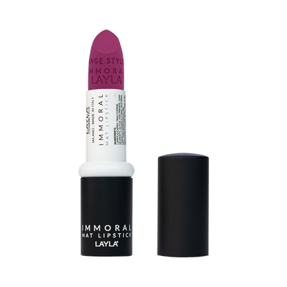 Layla Cosmetics Immoral Mat Lipstick No 22 Tgif - Ruj Intens Mat