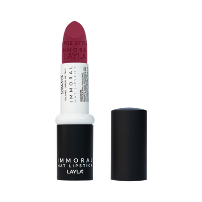 Layla Cosmetics Immoral Mat Lipstick No 24 Pelledoca - Ruj Intens Mat