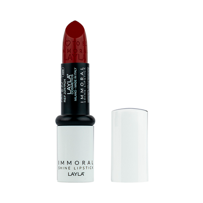 Layla Cosmetics Immoral Shine Lipstick No 30 Royal Red - Ruj Intens Hidratant